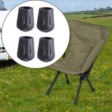Maxbell 4 Pieces Chair Foot Covers Chair Leg Protector Pads for Garden Patio Outdoor Inner Dia 2.0 cm