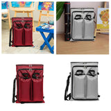 Maxbell Art Portfolio Backpack Drawing Bag for Craft Supplies Accessories Sketchbook Red