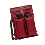 Maxbell Art Portfolio Backpack Drawing Bag for Craft Supplies Accessories Sketchbook Red