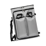 Maxbell Art Portfolio Backpack Drawing Bag for Craft Supplies Accessories Sketchbook Gray