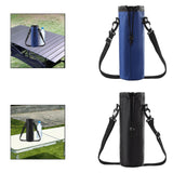 Maxbell Insulated Water Bottle Carrier Bag Cooler Bag Travel Carry Bag Thermal Pouch Blue