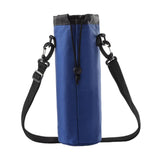 Maxbell Insulated Water Bottle Carrier Bag Cooler Bag Travel Carry Bag Thermal Pouch Blue