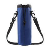 Maxbell Insulated Water Bottle Carrier Bag Cooler Bag Travel Carry Bag Thermal Pouch Blue