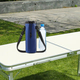 Maxbell Insulated Water Bottle Carrier Bag Cooler Bag Travel Carry Bag Thermal Pouch Blue