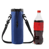 Maxbell Insulated Water Bottle Carrier Bag Cooler Bag Travel Carry Bag Thermal Pouch Blue
