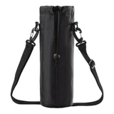 Maxbell Insulated Water Bottle Carrier Bag Cooler Bag Travel Carry Bag Thermal Pouch Black