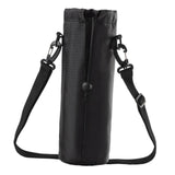 Maxbell Insulated Water Bottle Carrier Bag Cooler Bag Travel Carry Bag Thermal Pouch Black