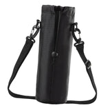 Maxbell Insulated Water Bottle Carrier Bag Cooler Bag Travel Carry Bag Thermal Pouch Black