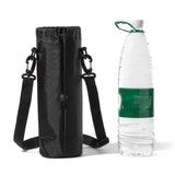 Maxbell Insulated Water Bottle Carrier Bag Cooler Bag Travel Carry Bag Thermal Pouch Black