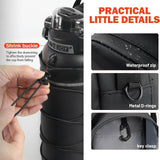 Maxbell Magnetic Water Bottle Holder for Men Women Gym Storage Bag for Riding Sports