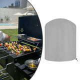 Maxbell Barbecue Cover Round BBQ Grill Cover Outdoor Accessories Sturdy Oxford Cloth Style A