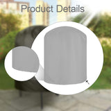 Maxbell Barbecue Cover Round BBQ Grill Cover Outdoor Accessories Sturdy Oxford Cloth Style A