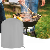 Maxbell Barbecue Cover Round BBQ Grill Cover Outdoor Accessories Sturdy Oxford Cloth Style B