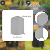 Maxbell Barbecue Cover Round BBQ Grill Cover Outdoor Accessories Sturdy Oxford Cloth Style B