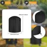 Maxbell Barbecue Cover Round BBQ Grill Cover Outdoor Accessories Sturdy Oxford Cloth Style D