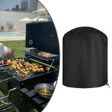 Maxbell Barbecue Cover Round BBQ Grill Cover Outdoor Accessories Sturdy Oxford Cloth Style D