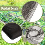 Maxbell Garden Mesh Netting Barrier Protection Netting for Flowers Vegetables Fruits Black Length 4m
