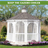 Maxbell Garden Mesh Netting Barrier Protection Netting for Flowers Vegetables Fruits White Length 4m