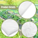 Maxbell Garden Mesh Netting Barrier Protection Netting for Flowers Vegetables Fruits White Length 10m