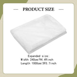 Maxbell Garden Mesh Netting Barrier Protection Netting for Flowers Vegetables Fruits White Length 10m