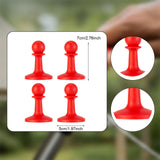 Maxbell 4 Pieces Protection Cap Anti Thunder for Mountaineering Travel Lovers Hiking Red