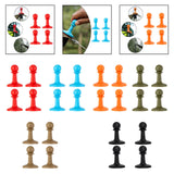 Maxbell 4 Pieces Protection Cap Anti Thunder for Mountaineering Travel Lovers Hiking Red