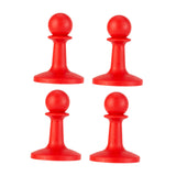 Maxbell 4 Pieces Protection Cap Anti Thunder for Mountaineering Travel Lovers Hiking Red