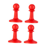 Maxbell 4 Pieces Protection Cap Anti Thunder for Mountaineering Travel Lovers Hiking Red