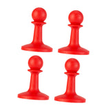Maxbell 4 Pieces Protection Cap Anti Thunder for Mountaineering Travel Lovers Hiking Red
