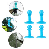 Maxbell 4 Pieces Protection Cap Anti Thunder for Mountaineering Travel Lovers Hiking Blue