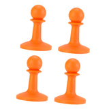 Maxbell 4 Pieces Protection Cap Anti Thunder for Mountaineering Travel Lovers Hiking Orange