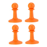 Maxbell 4 Pieces Protection Cap Anti Thunder for Mountaineering Travel Lovers Hiking Orange