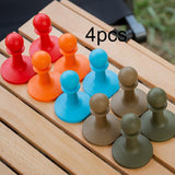 Maxbell 4 Pieces Protection Cap Anti Thunder for Mountaineering Travel Lovers Hiking Orange