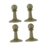 Maxbell 4 Pieces Protection Cap Anti Thunder for Mountaineering Travel Lovers Hiking Green