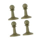 Maxbell 4 Pieces Protection Cap Anti Thunder for Mountaineering Travel Lovers Hiking Green