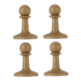 Maxbell 4 Pieces Protection Cap Anti Thunder for Mountaineering Travel Lovers Hiking Brown