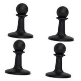 Maxbell 4 Pieces Protection Cap Anti Thunder for Mountaineering Travel Lovers Hiking Black