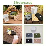 Maxbell Silicone Folding Cup 250ml with Storage Pouch for Sports Jogging Backpacking Black