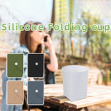 Maxbell Silicone Folding Cup 250ml with Storage Pouch for Sports Jogging Backpacking Black