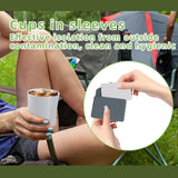 Maxbell Silicone Folding Cup 250ml with Storage Pouch for Sports Jogging Backpacking Black