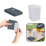 Maxbell Silicone Folding Cup 250ml with Storage Pouch for Sports Jogging Backpacking Black