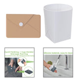 Maxbell Silicone Folding Cup 250ml with Storage Pouch for Sports Jogging Backpacking Khaki