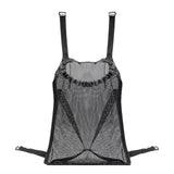 Maxbell Baby Stroller Organizer Bag Black Mesh Storage Bag for Travel Sports Workout