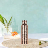 Maxbell Hammered Water Bottle Portable Sports Bottle for Fishing Camping Backpacking A