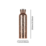 Maxbell Hammered Water Bottle Portable Sports Bottle for Fishing Camping Backpacking A