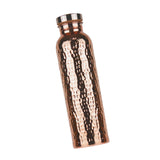 Maxbell Hammered Water Bottle Portable Sports Bottle for Fishing Camping Backpacking A