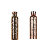 Maxbell Hammered Water Bottle Portable Sports Bottle for Fishing Camping Backpacking A