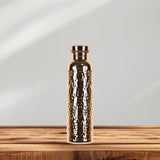 Maxbell Hammered Water Bottle Portable Sports Bottle for Fishing Camping Backpacking B