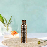 Maxbell Hammered Water Bottle Portable Sports Bottle for Fishing Camping Backpacking B