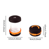 Maxbell LED Camping Light Retractable Portable Flashlight for Fishing Camping Garden Orange